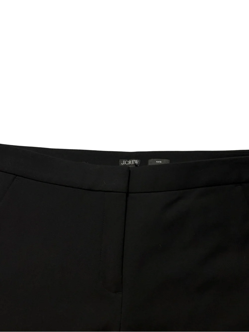 J. Crew Kate Straight Leg Pant in Four Season Stretch Size 14 Black Workwear